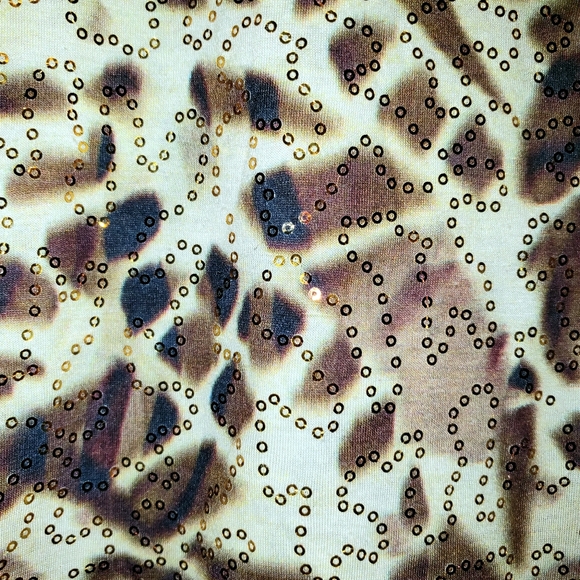 XCVI sequined animal print top PM - Picture 6 of 7